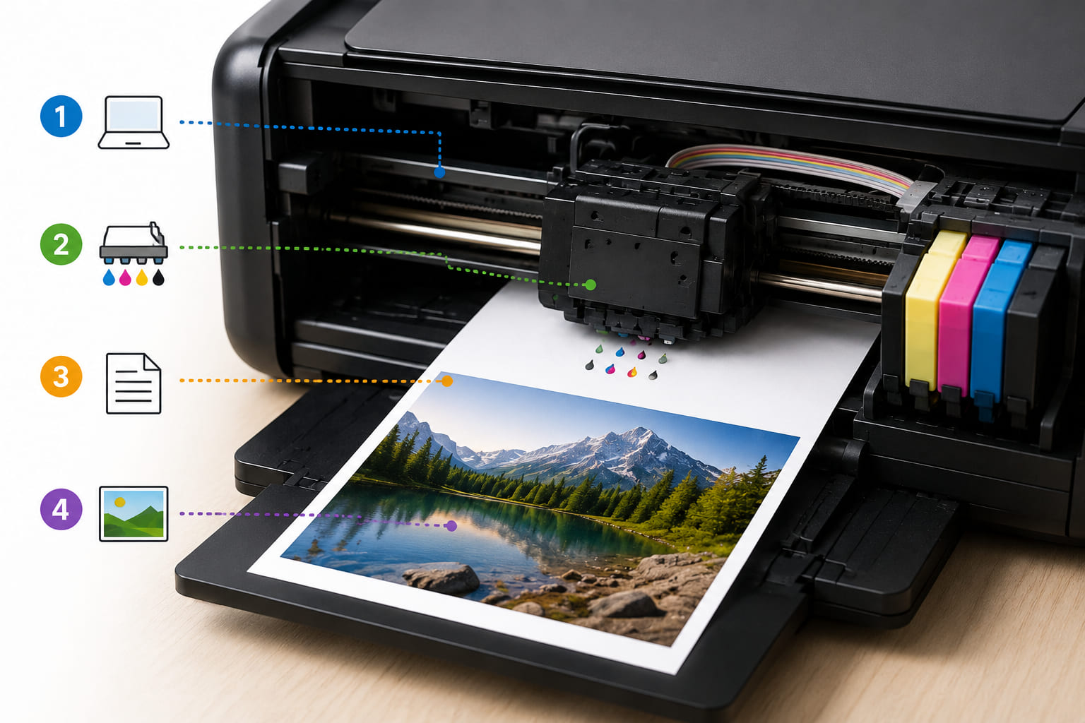 How Does an Inkjet Printer Work?