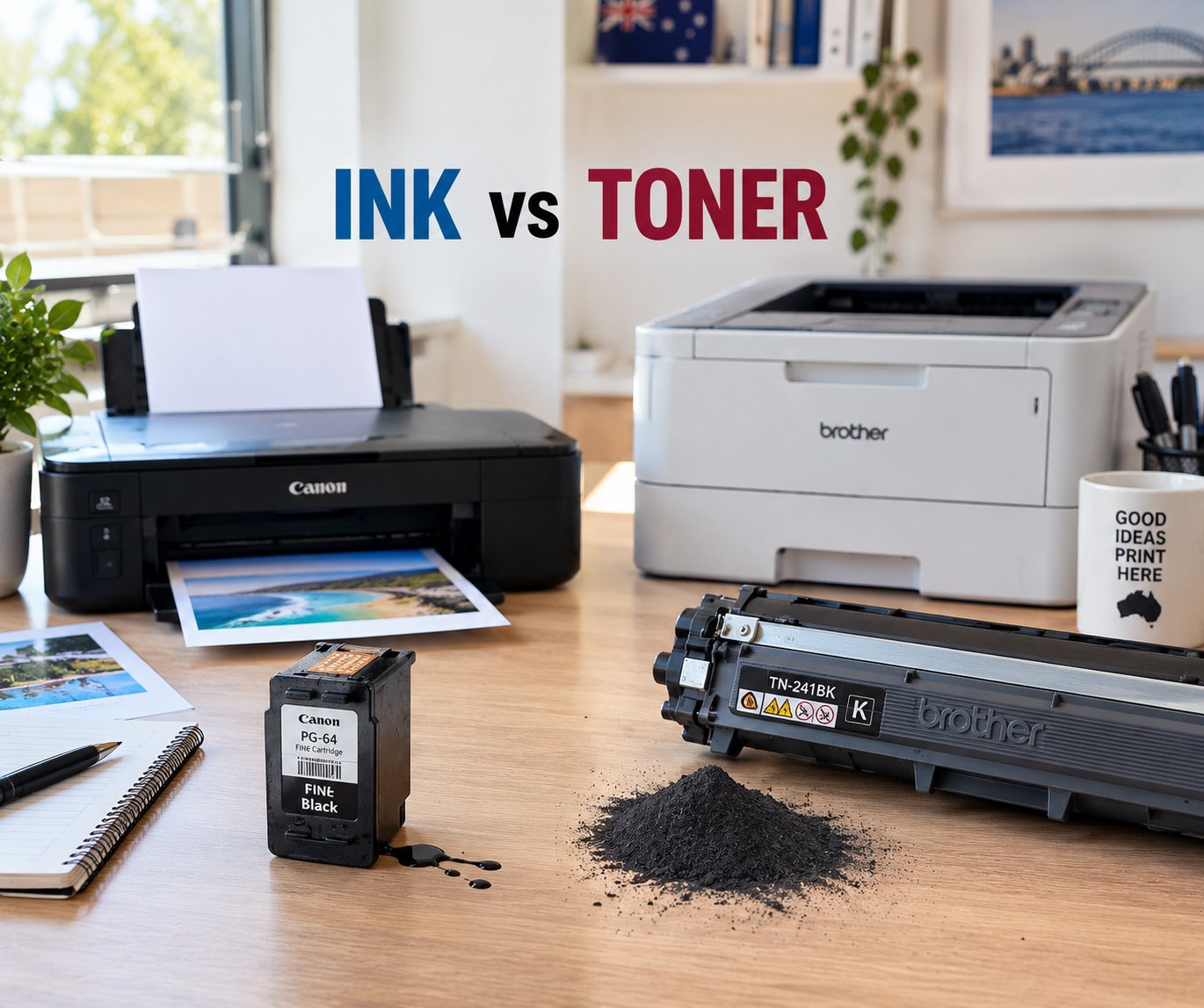 Ink vs Toner: What’s the Difference and How to Choose the Right Cartridge