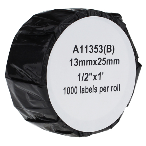 1 x Compatible Dymo LW Multi Purpose Labels 13mm x 25mm - 1000 Labels SD11353 S0722530