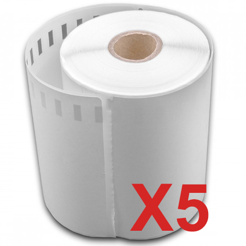 5 x Compatible Dymo LW Extra Large Shipping Labels 104mm x 159mm - 220 Labels S0904980 S0904980