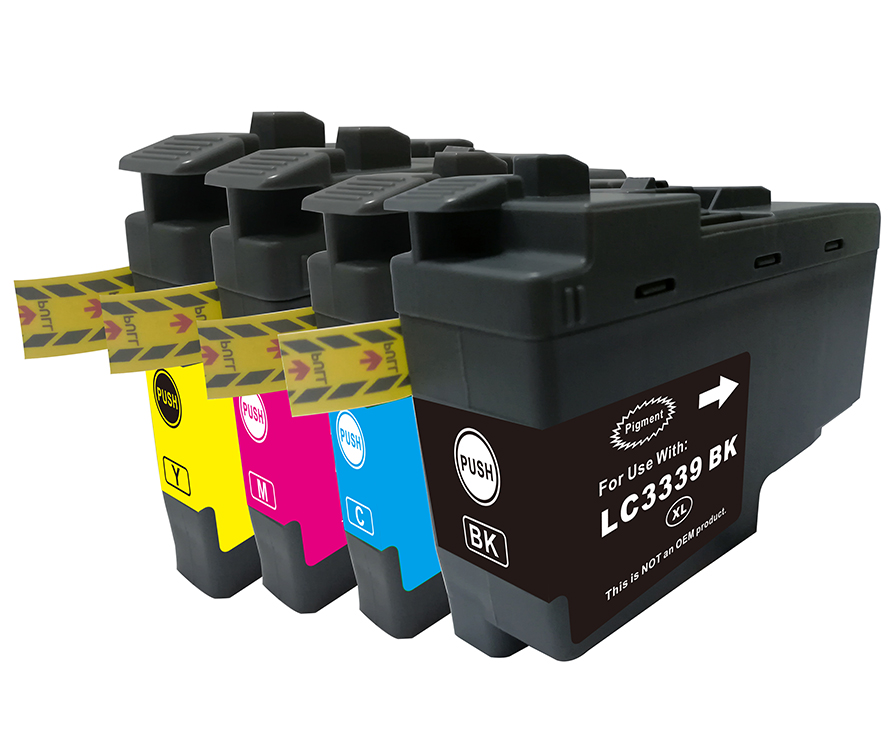 4 Pack Compatible Brother LC-3339XL Ink Cartridge Set (1BK,1C,1M,1Y)