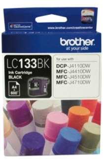1 x Genuine Brother LC-133 Black Ink Cartridge LC-133BK