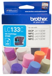 1 x Genuine Brother LC-133 Cyan Ink Cartridge LC-133C