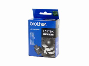 1 x Genuine Brother LC-47 Black Ink Cartridge LC-47BK
