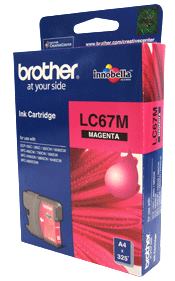 1 x Genuine Brother LC-67 Magenta Ink Cartridge LC-67M