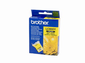 1 x Genuine Brother LC-800 Yellow Ink Cartridge LC-800Y