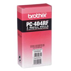1 x Genuine Brother PC-404RF Refill Roll PC-404RF