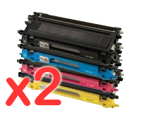 2 Lots of 4 Pack Compatible Brother TN-155 Toner Cartridge Set