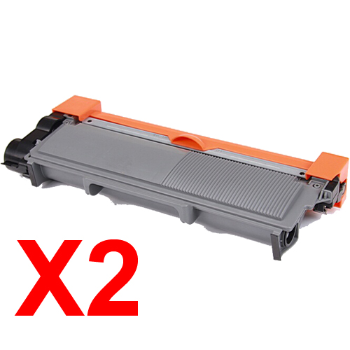 2 x Compatible Brother TN-2350 Toner Cartridge High Yield