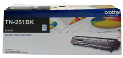 1 x Genuine Brother TN-251BK Black Toner Cartridge