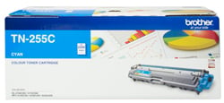 1 x Genuine Brother TN-255C Cyan Toner Cartridge