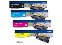 4 Pack Genuine Brother TN-346 Toner Cartridge Set High Yield