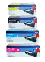4 Pack Genuine Brother TN-348 Toner Cartridge Set High Yield
