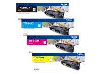 4 Pack Genuine Brother TN-349 Toner Cartridge Set Super High Yield