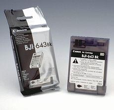 1 x Genuine Canon BJI-643B Black Ink Cartridge