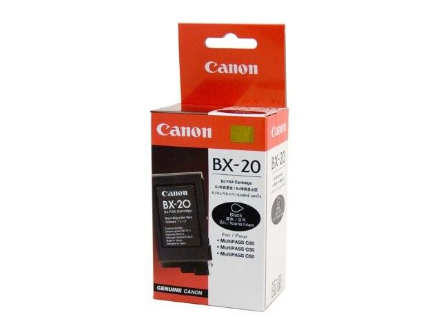 1 x Genuine Canon BX-20 Black Ink Cartridge