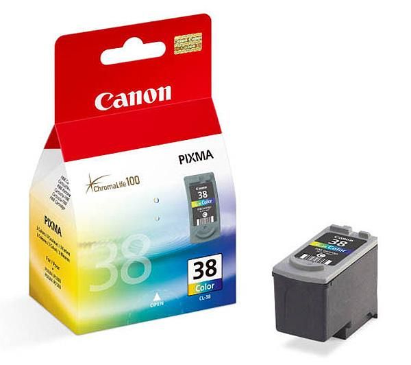 1 x Genuine Canon CL-38 Colour Ink Cartridge