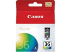 1 x Genuine Canon CLI-36C Colour Ink Cartridge