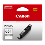 1 x Genuine Canon CLI-651GY Grey Ink Cartridge