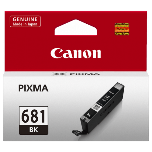 1 x Genuine Canon CLI-681BK Black Ink Cartridge