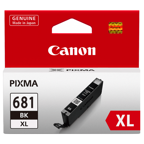 1 x Genuine Canon CLI-681XLBK Black Ink Cartridge High Yield