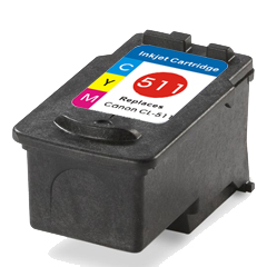 1 x Compatible Canon CL-511 Colour Ink Cartridge