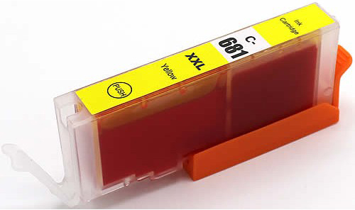 1 x Compatible Canon CLI-681XXLY Yellow Ink Cartridge Extra High Yield