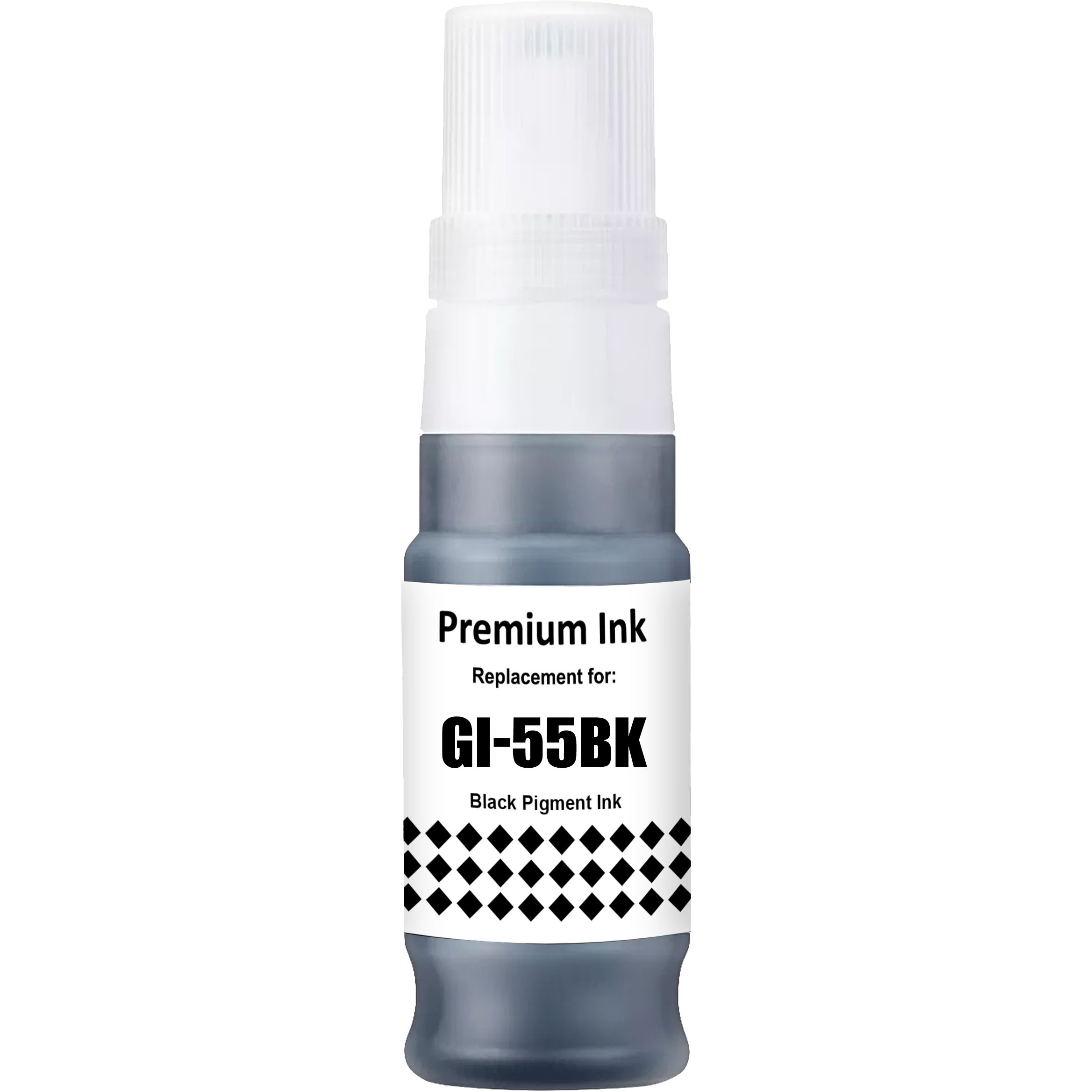 1 x Compatible Canon GI-55BK Black Ink Bottle