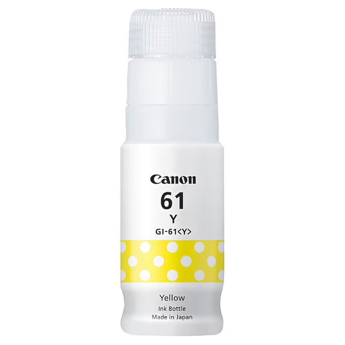 1 x Genuine Canon GI-61Y Yellow Ink Bottle