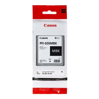 1 x Genuine Canon PFI-030MBK Matte Black Ink Cartridge