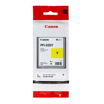 1 x Genuine Canon PFI-030Y Yellow Ink Cartridge
