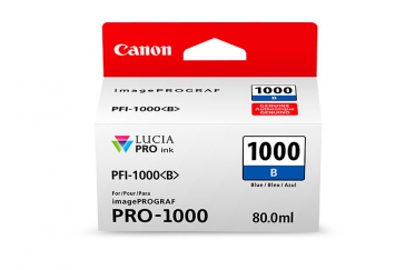 1 x Genuine Canon PFI-1000B Blue Ink Cartridge