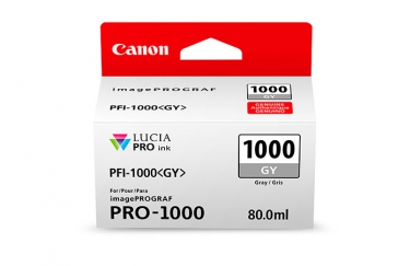1 x Genuine Canon PFI-1000GY Grey Ink Cartridge
