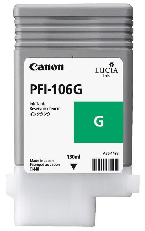 1 x Genuine Canon PFI-106G Green Ink Cartridge