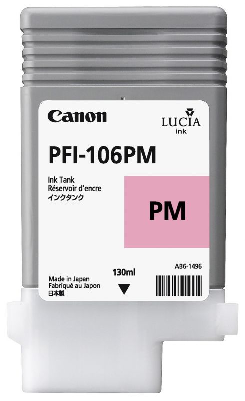 1 x Genuine Canon PFI-106PM Photo Magenta Ink Cartridge