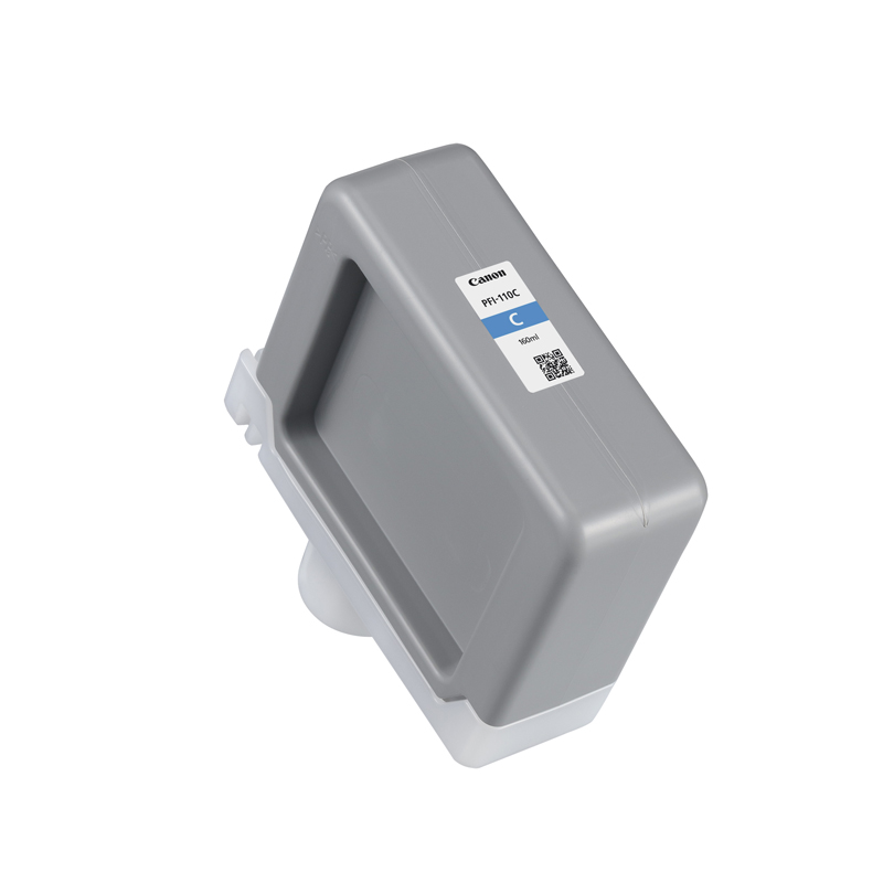 1 x Genuine Canon PFI-110C Cyan Ink Cartridge