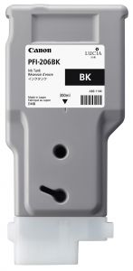 1 x Genuine Canon PFI-206BK Black Ink Cartridge