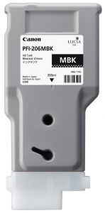 1 x Genuine Canon PFI-206MBK Matte Black Ink Cartridge