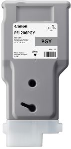 1 x Genuine Canon PFI-206PGY Photo Grey Ink Cartridge