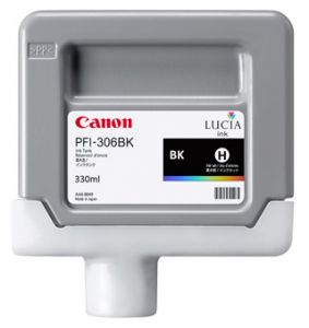 1 x Genuine Canon PFI-306BK Black Ink Cartridge