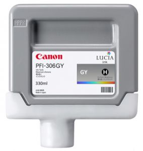 1 x Genuine Canon PFI-306GY Grey Ink Cartridge