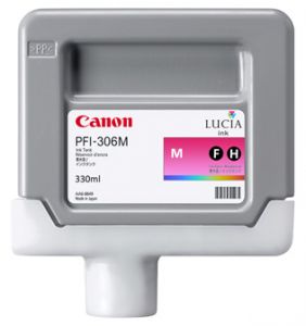 1 x Genuine Canon PFI-306M Magenta Ink Cartridge