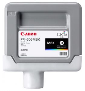 1 x Genuine Canon PFI-306MBK Matte Black Ink Cartridge
