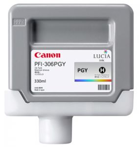 1 x Genuine Canon PFI-306PGY Photo Grey Ink Cartridge