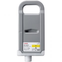 1 x Genuine Canon PFI-701Y Yellow Ink Cartridge