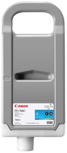 1 x Genuine Canon PFI-706C Cyan Ink Cartridge