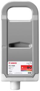 1 x Genuine Canon PFI-706R Red Ink Cartridge