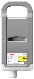 1 x Genuine Canon PFI-706Y Yellow Ink Cartridge