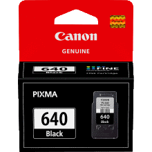 1 x Genuine Canon PG-640 Black Ink Cartridge Standard Yield