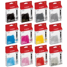 12 Pack Genuine Canon PGI-29 Ink Cartridge Set